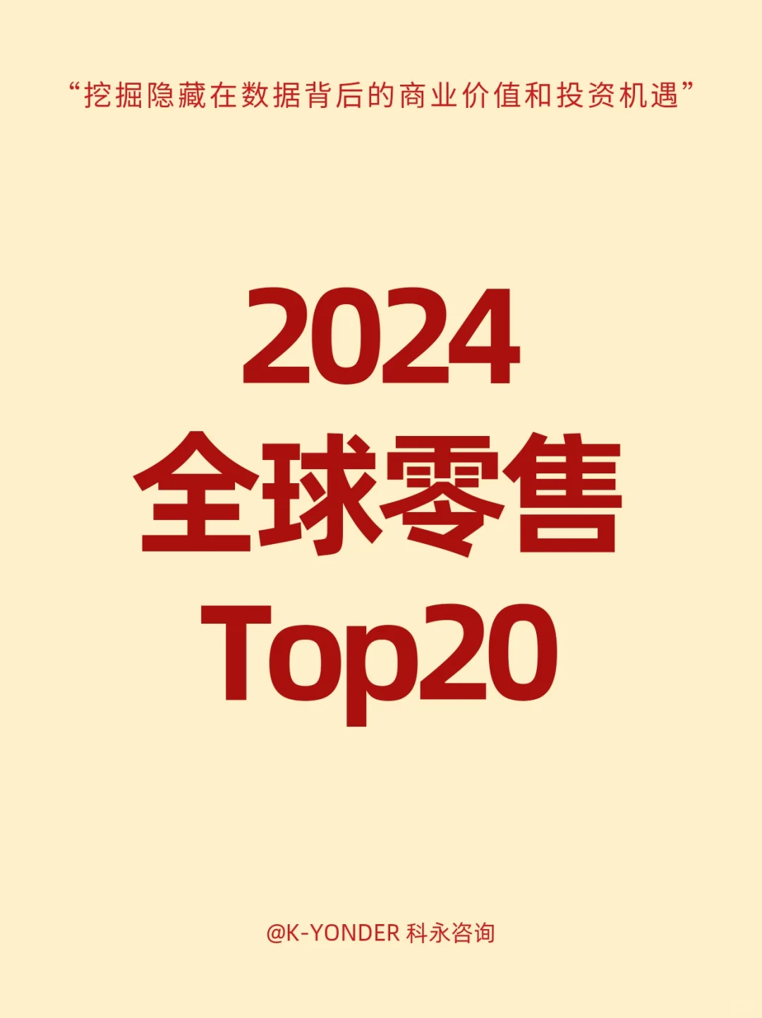 2024全球零售企业Top20❗️❗️