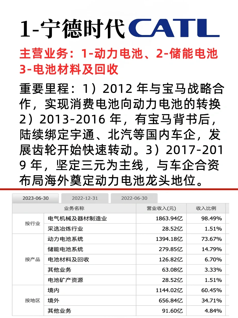 新能源四大领域前十强企业