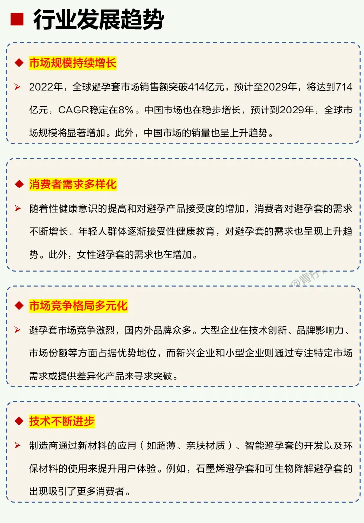 一天吃透一条产业链：No103 避孕套