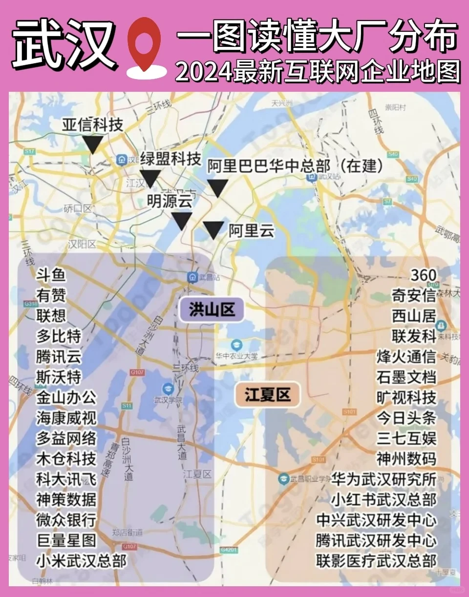各城市最新大厂分布图，谁是互联网第一城？