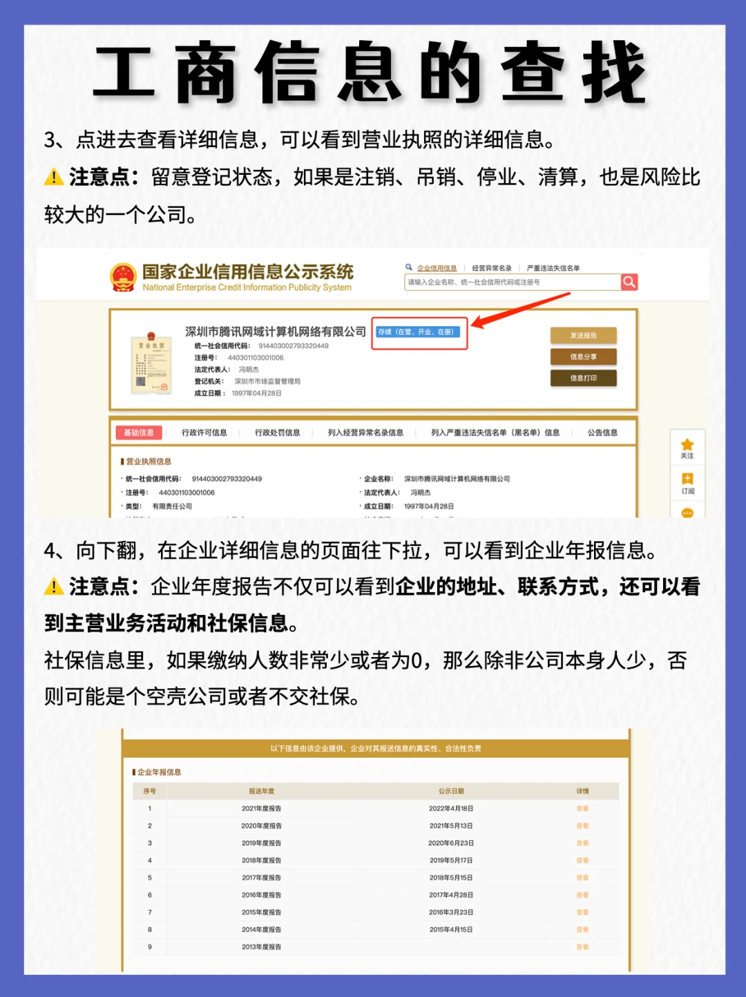 如何快速摸清一家公司❓不花钱方法奉上❗️