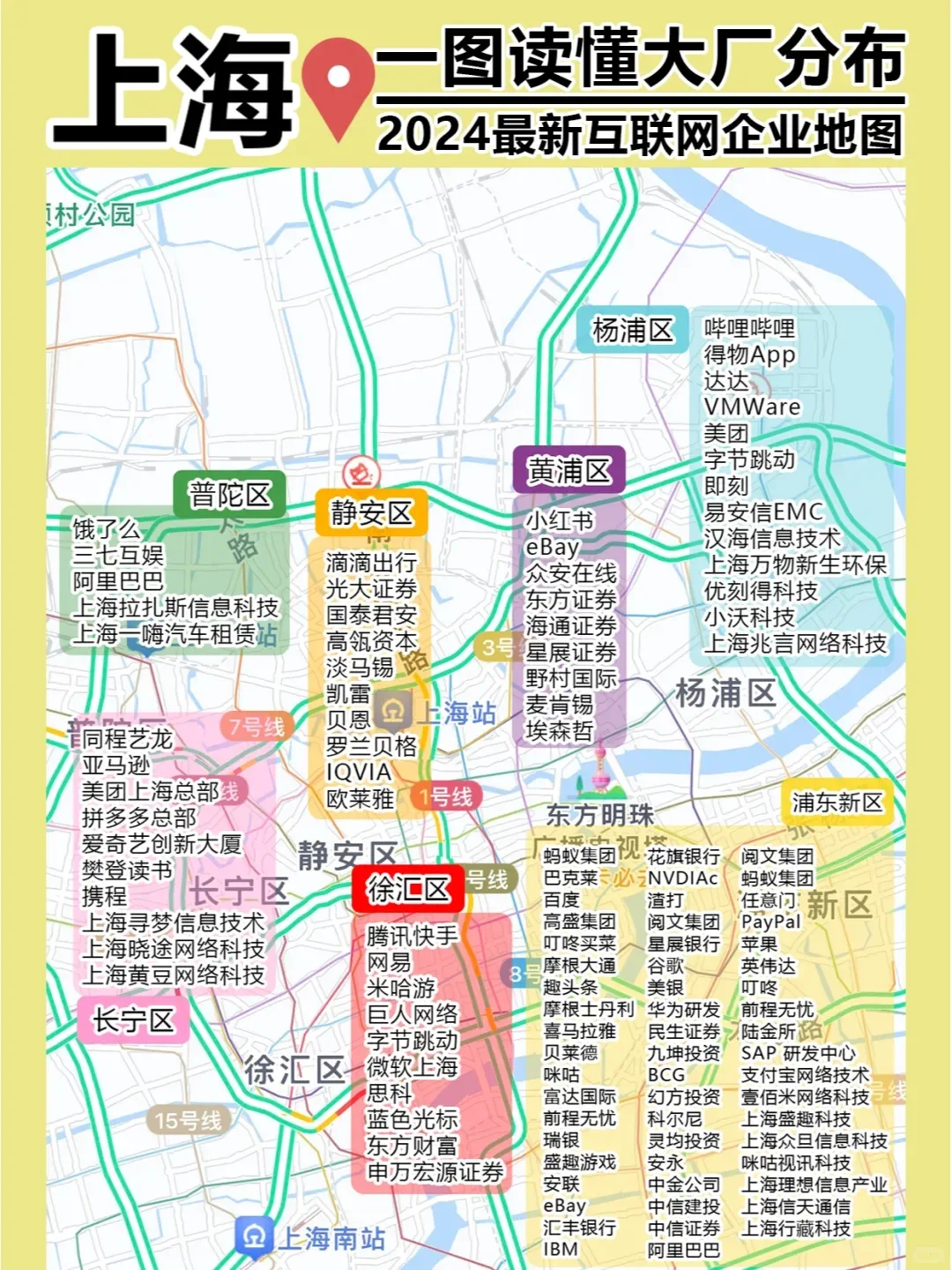 各城市最新大厂分布图，谁是互联网第一城？