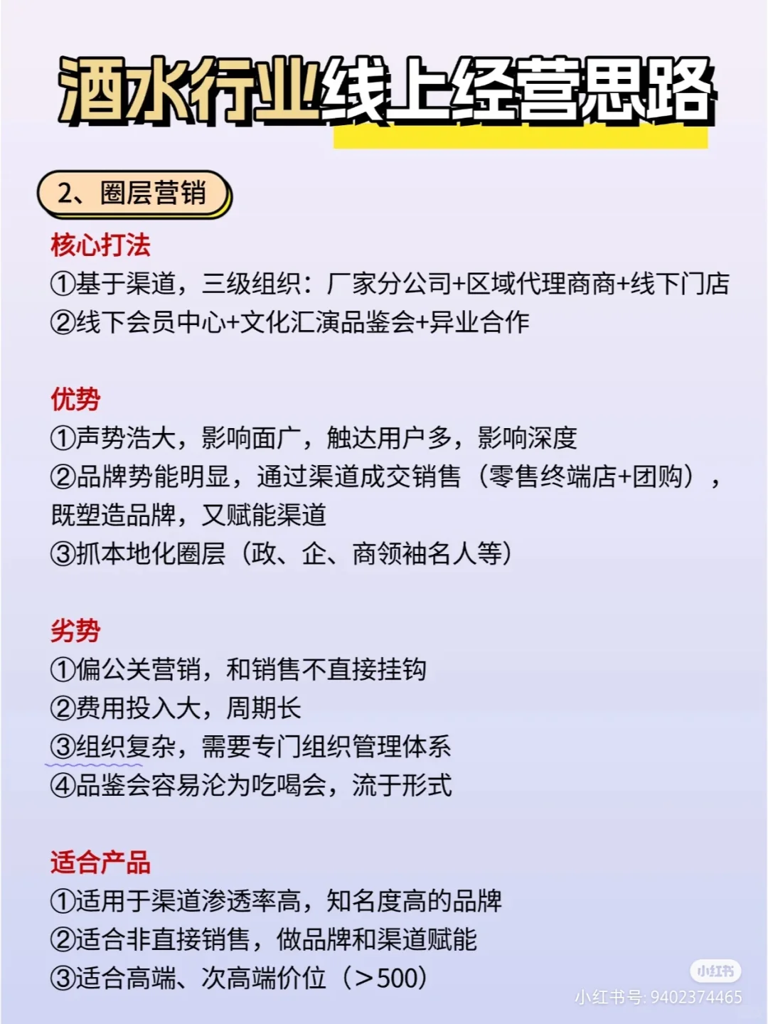 酒水行业看过来！5个运营思路快速做增量