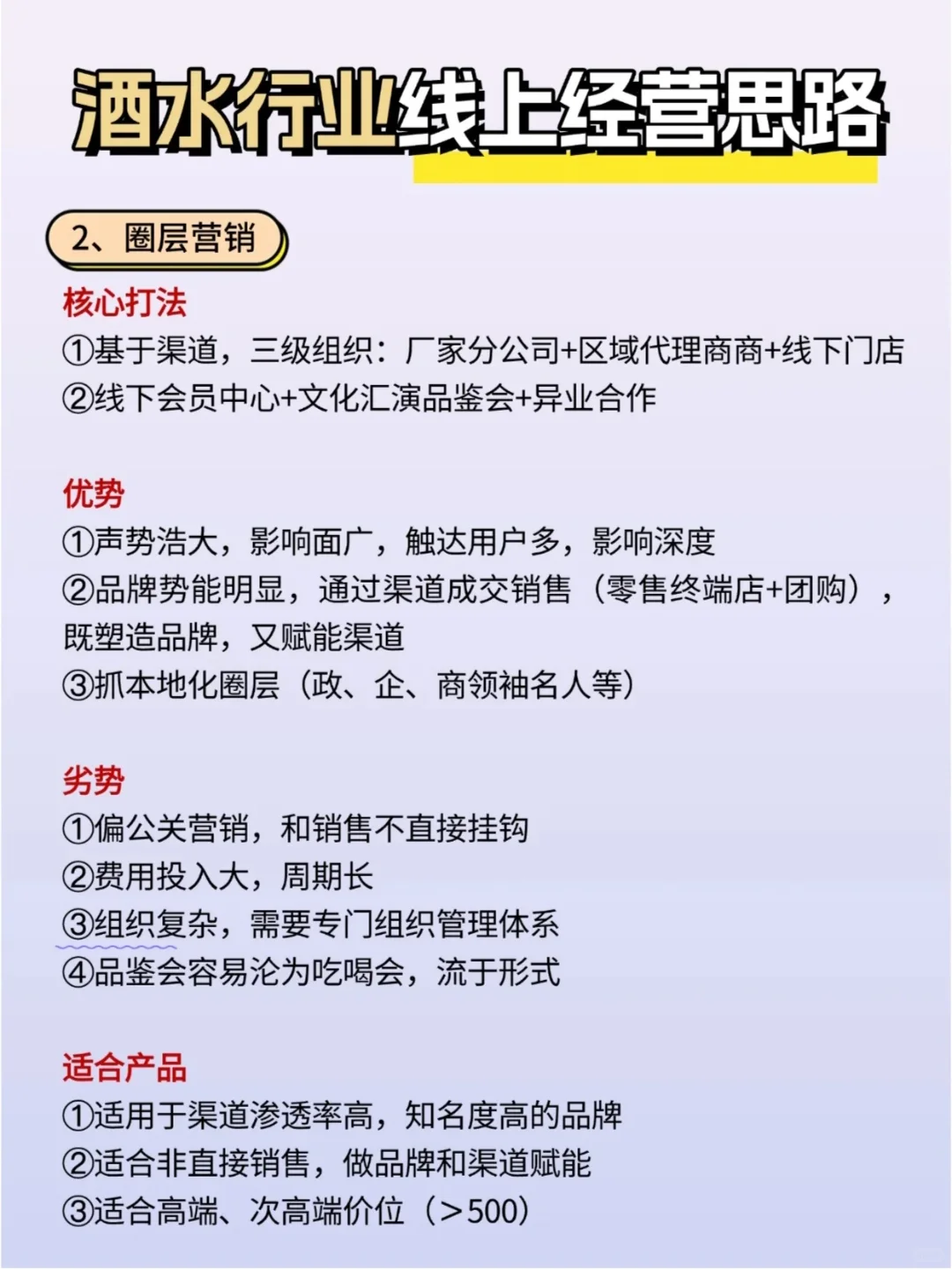 酒水行业的运营思路你知道吗
