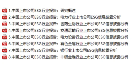 重磅ESG报告发布！7大行业38家上市企业表现