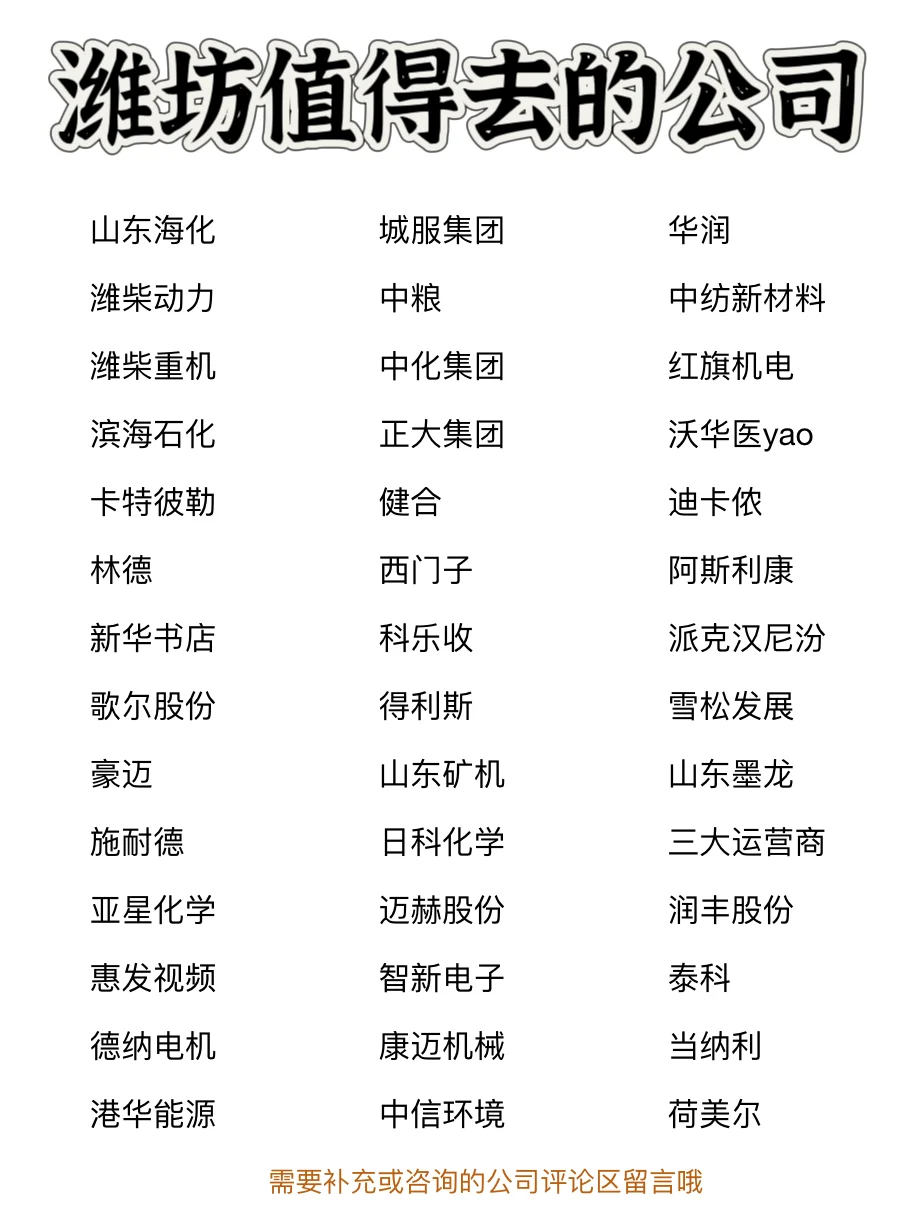 潍坊值得去的公司✨靠谱、大胆冲✅