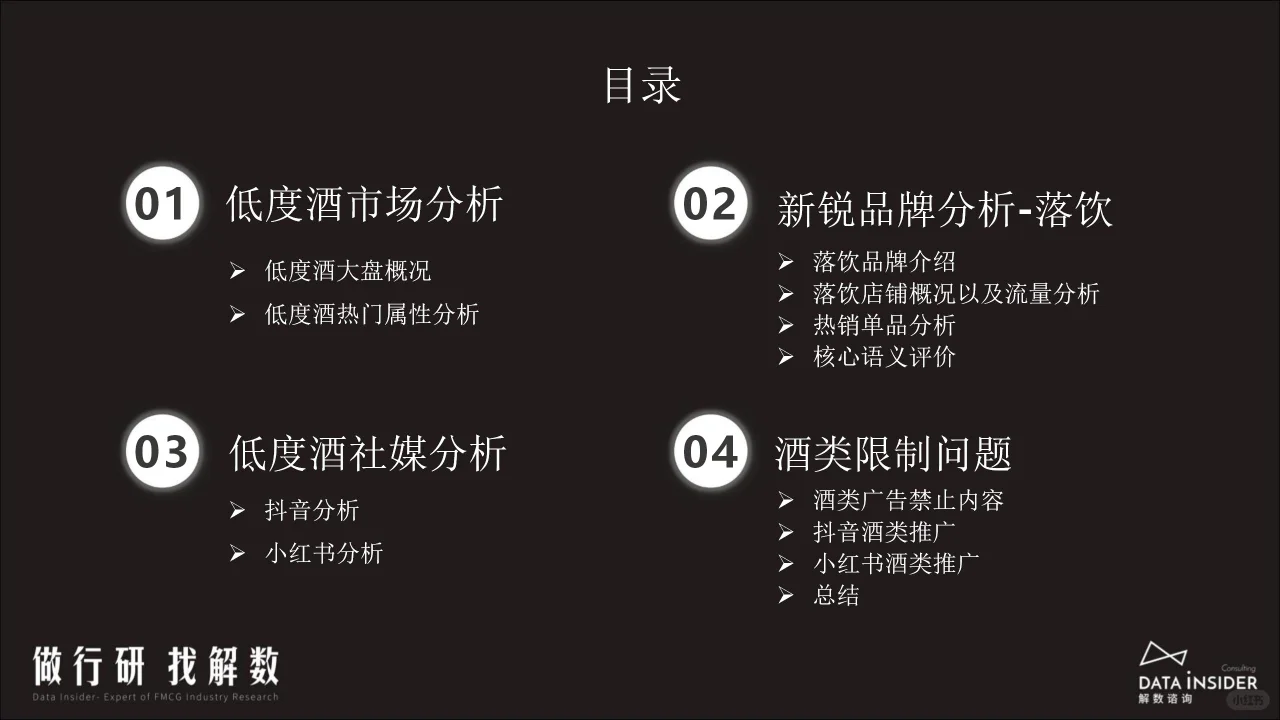 行业报告 | 低度酒市场探秘