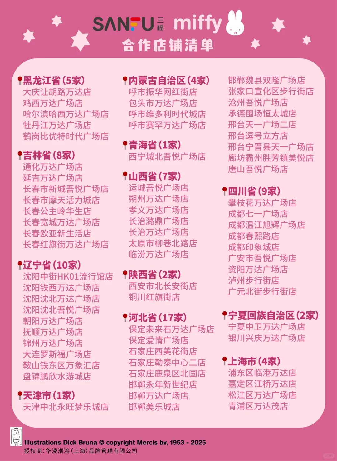 三福百货*MIFFY米菲 合作系列
