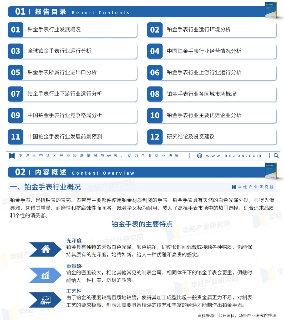 2025年中国铂金手表行业重点企业及投资风险