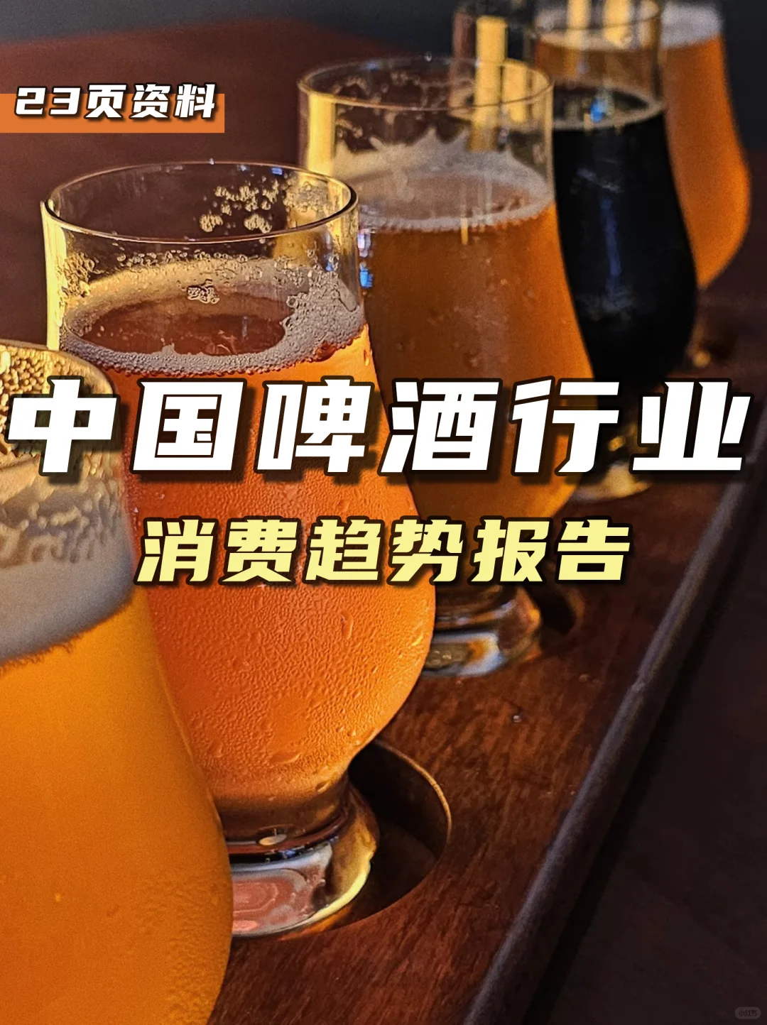 餐饮资料分享｜中国啤酒行业消费趋势报告