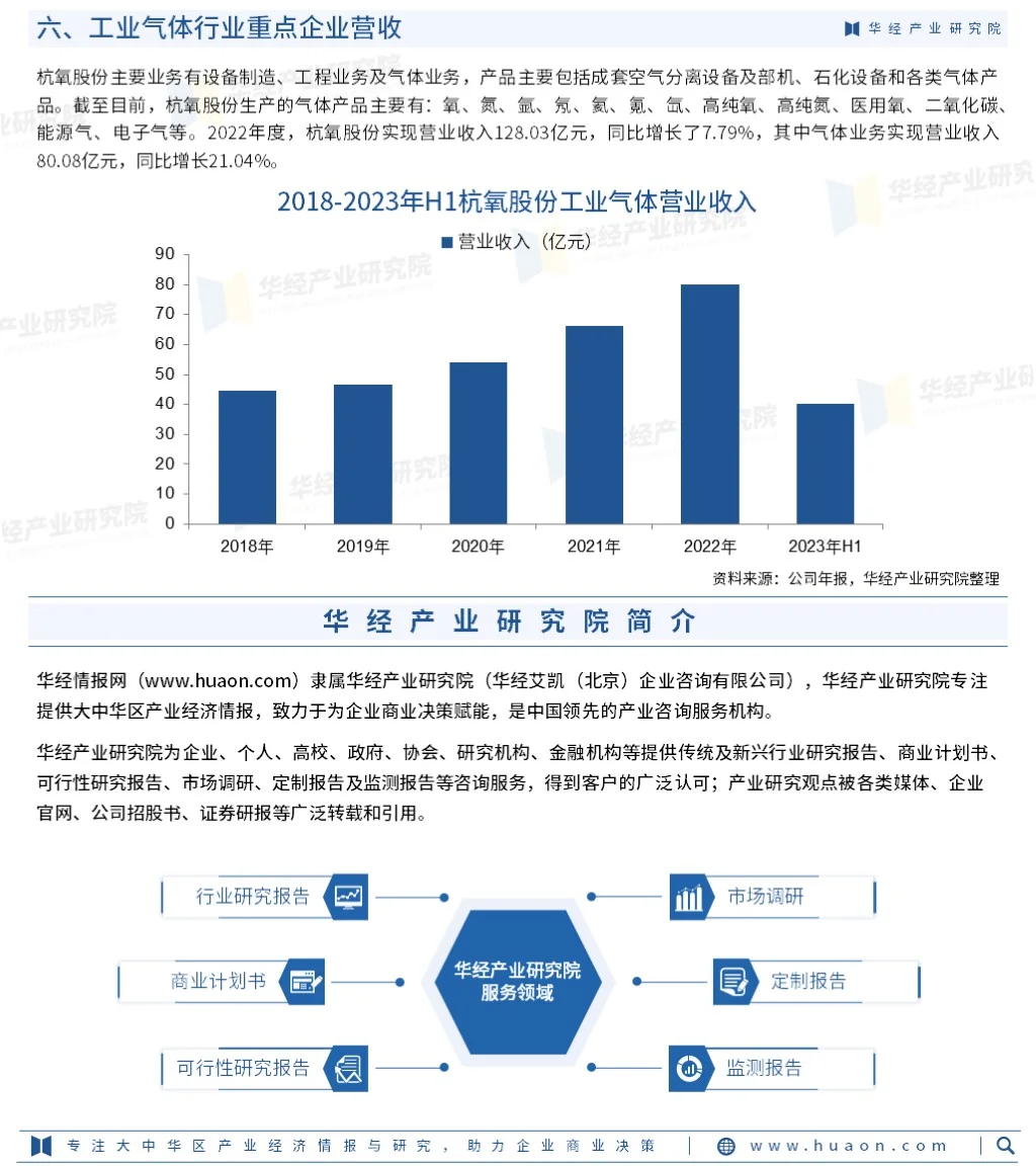 2024年中国工业气体行业投资前景预测报告