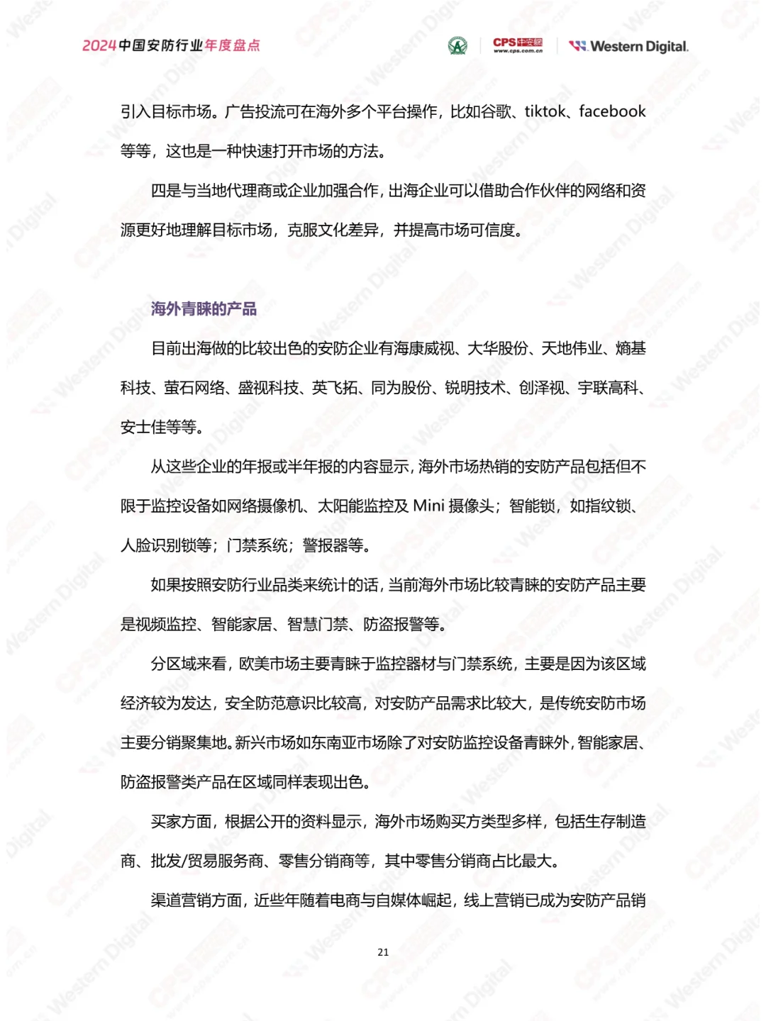 2024年中国安防行业年度盘点报告