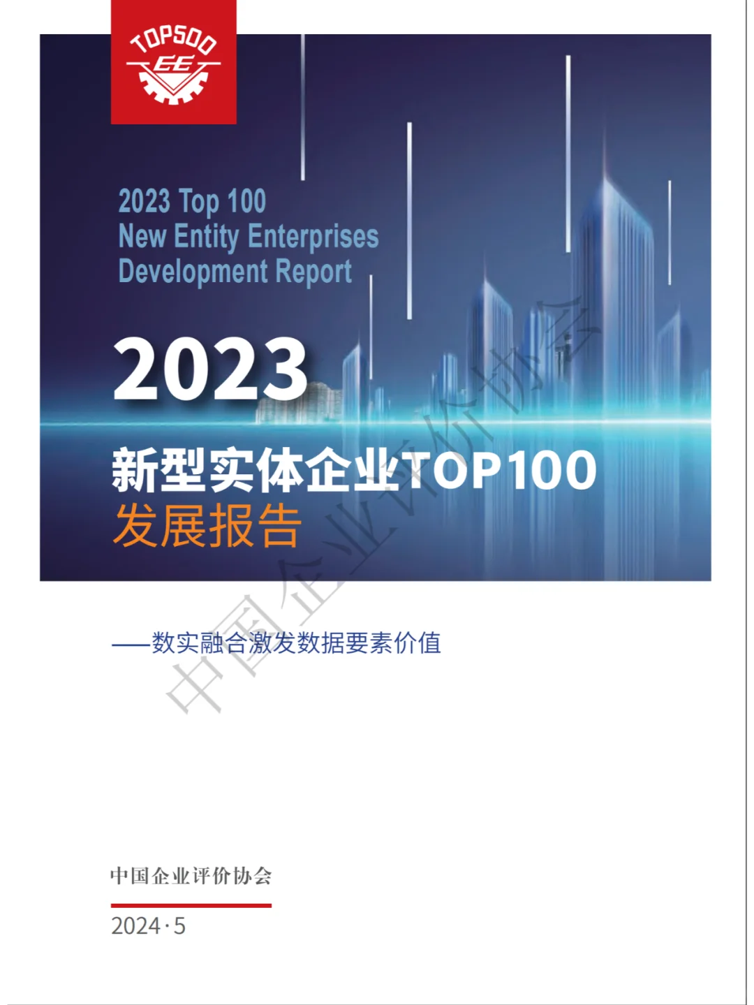 2023中国实体企业TOP100发展报告