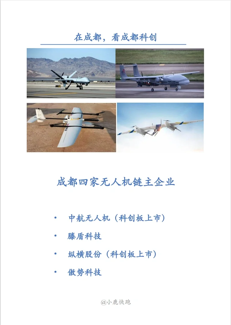 低空经济 成都四家无人机链主企业