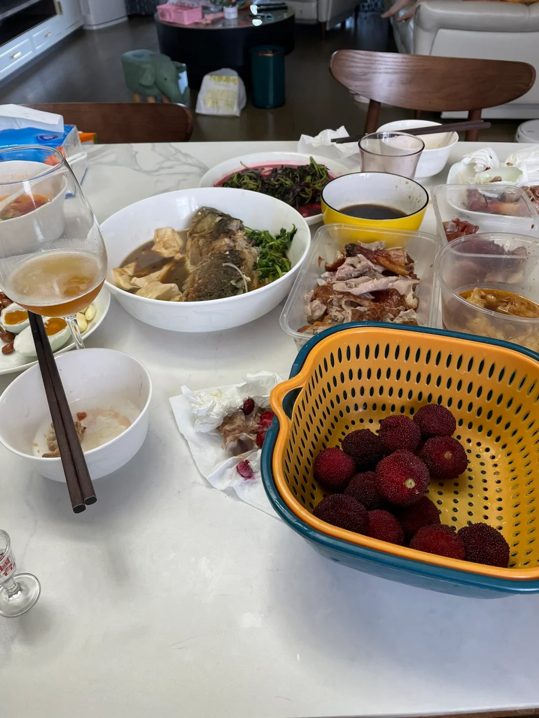 端午家中小聚，浓清酱横评小品