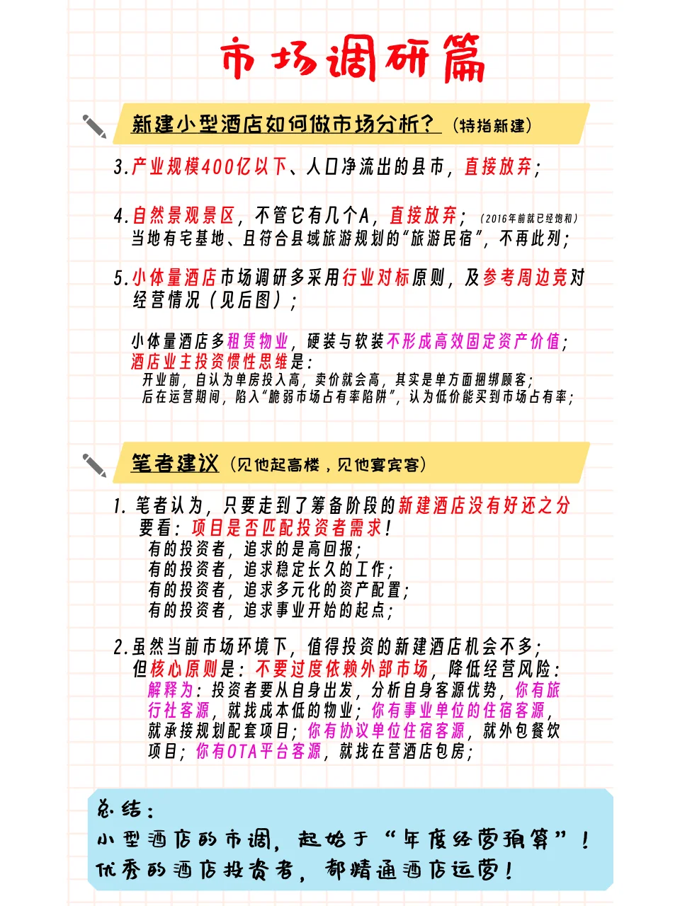 小型酒店投资经营（二）新建（2）市场调研