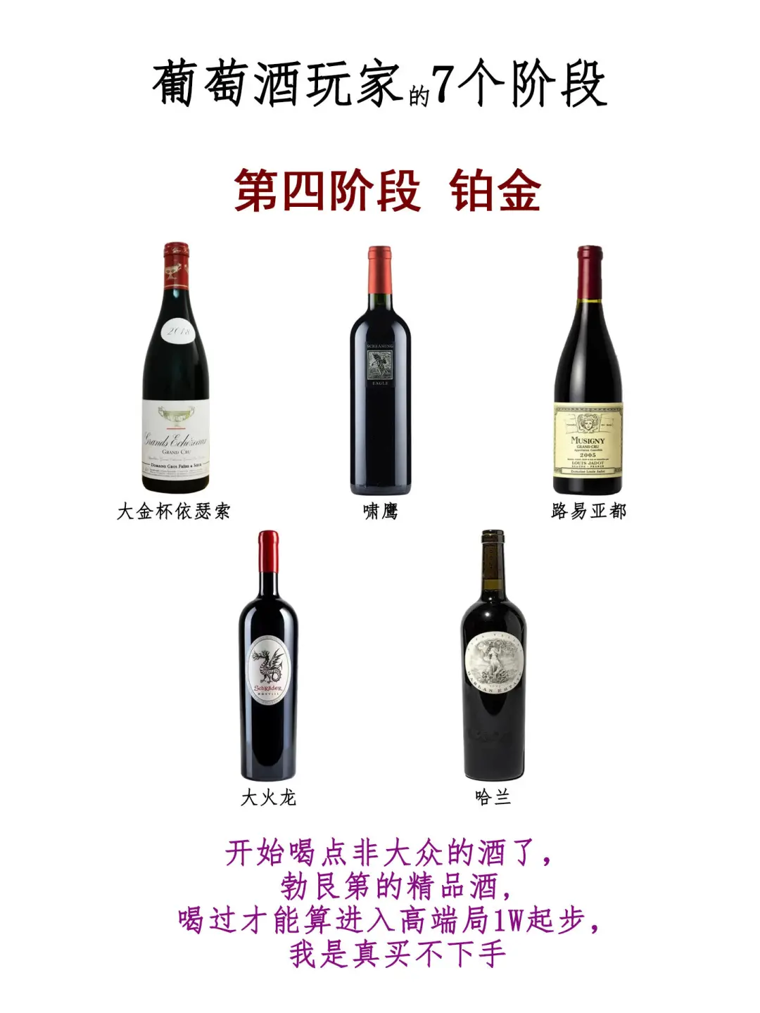 看看你喝葡萄酒在哪个段位！？我先来，我在