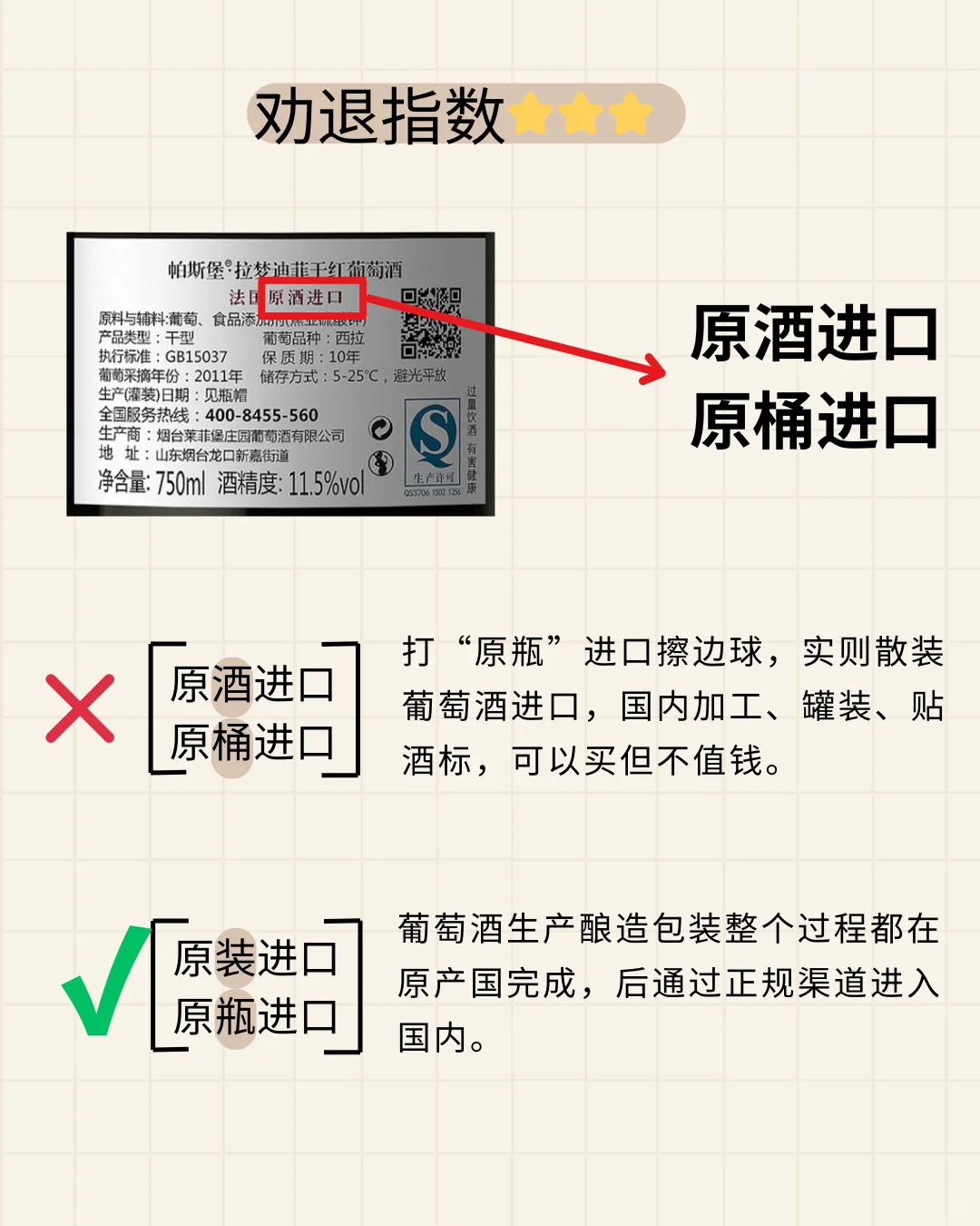 10s鉴别垃圾酒⚠️葡萄酒送礼必查短语表❗