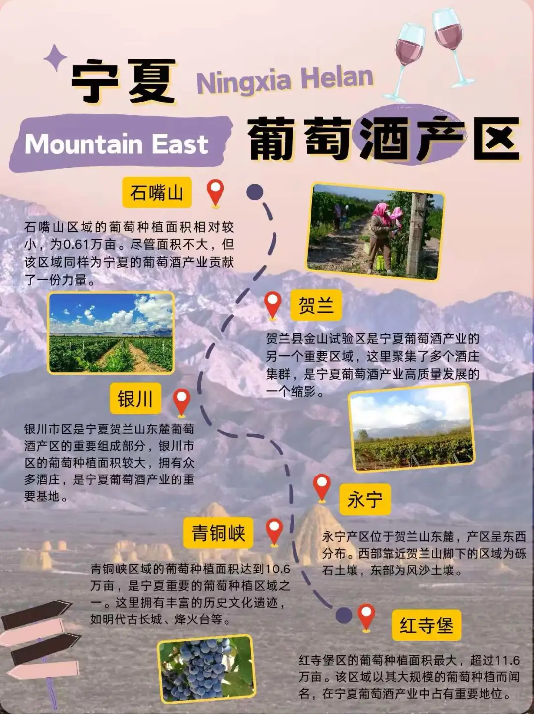 宁夏葡萄酒产区，你了解嘛～