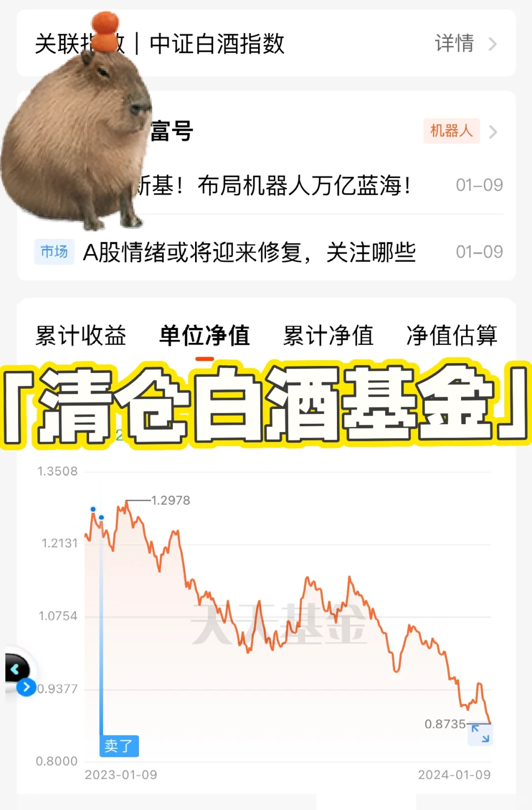 养基笔记｜白酒赚了35%，我为什么选择清仓？