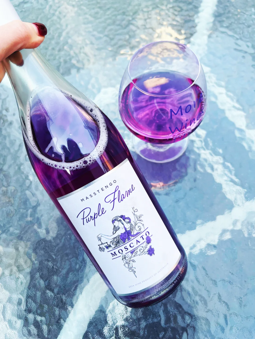 超罕见的绝美紫色葡萄酒?太惊艳!