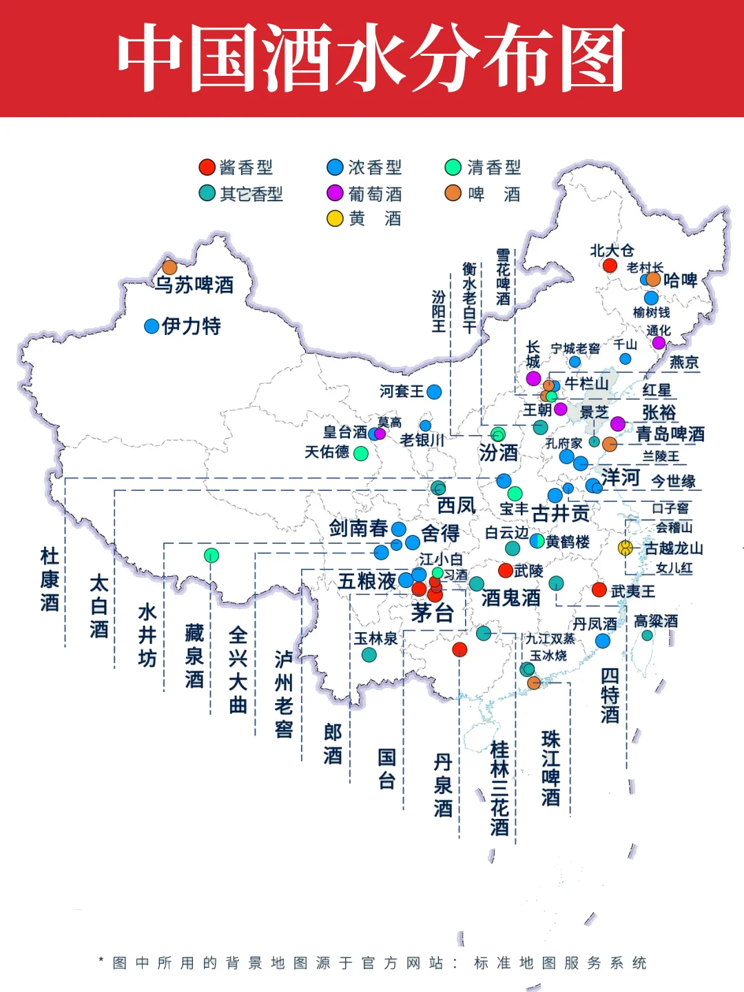 ?收藏 一图秒懂白酒段位|婚宴用酒潜规则