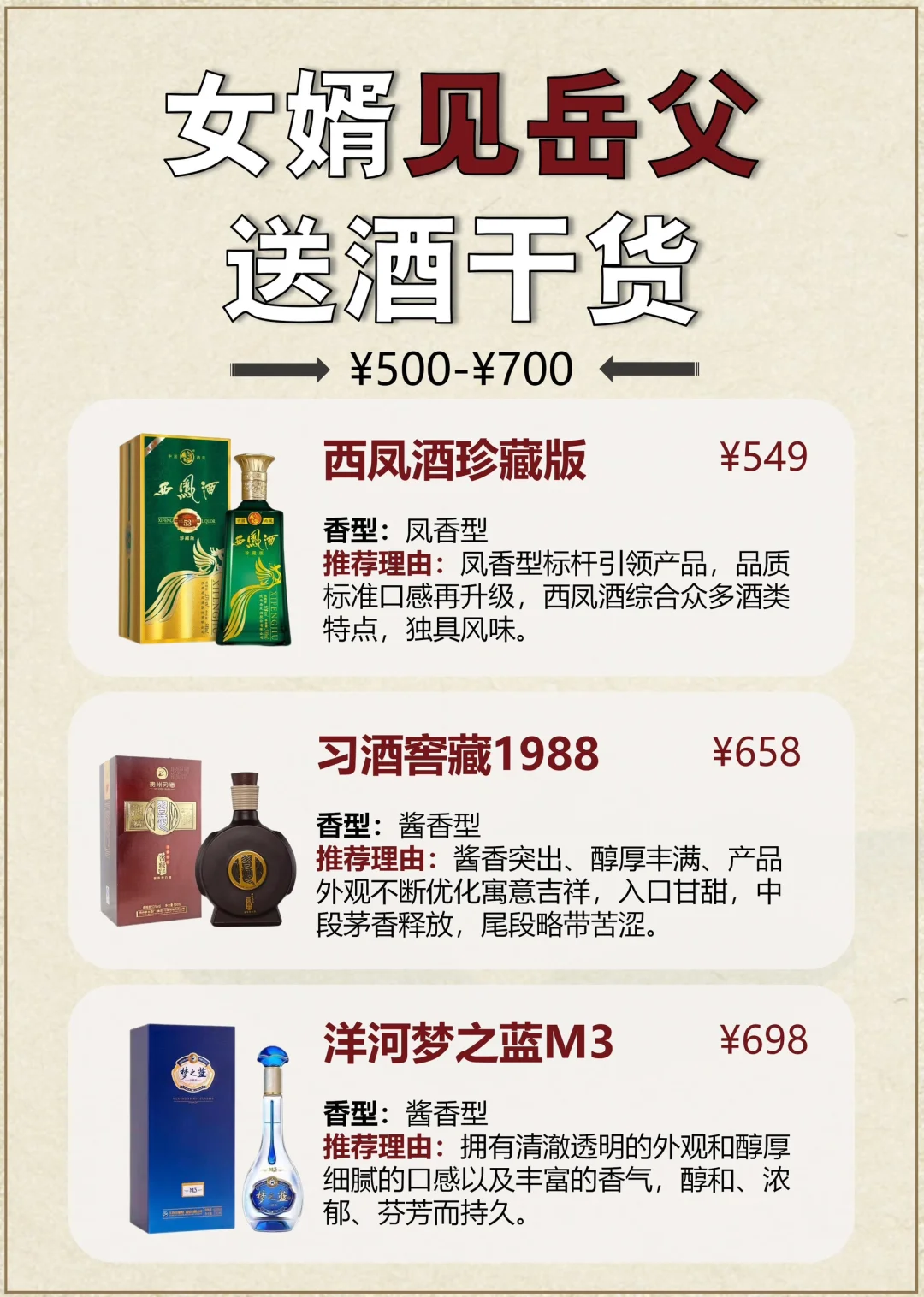 ❤️‍?女婿见岳父送酒干货‼️佳节送礼快码住