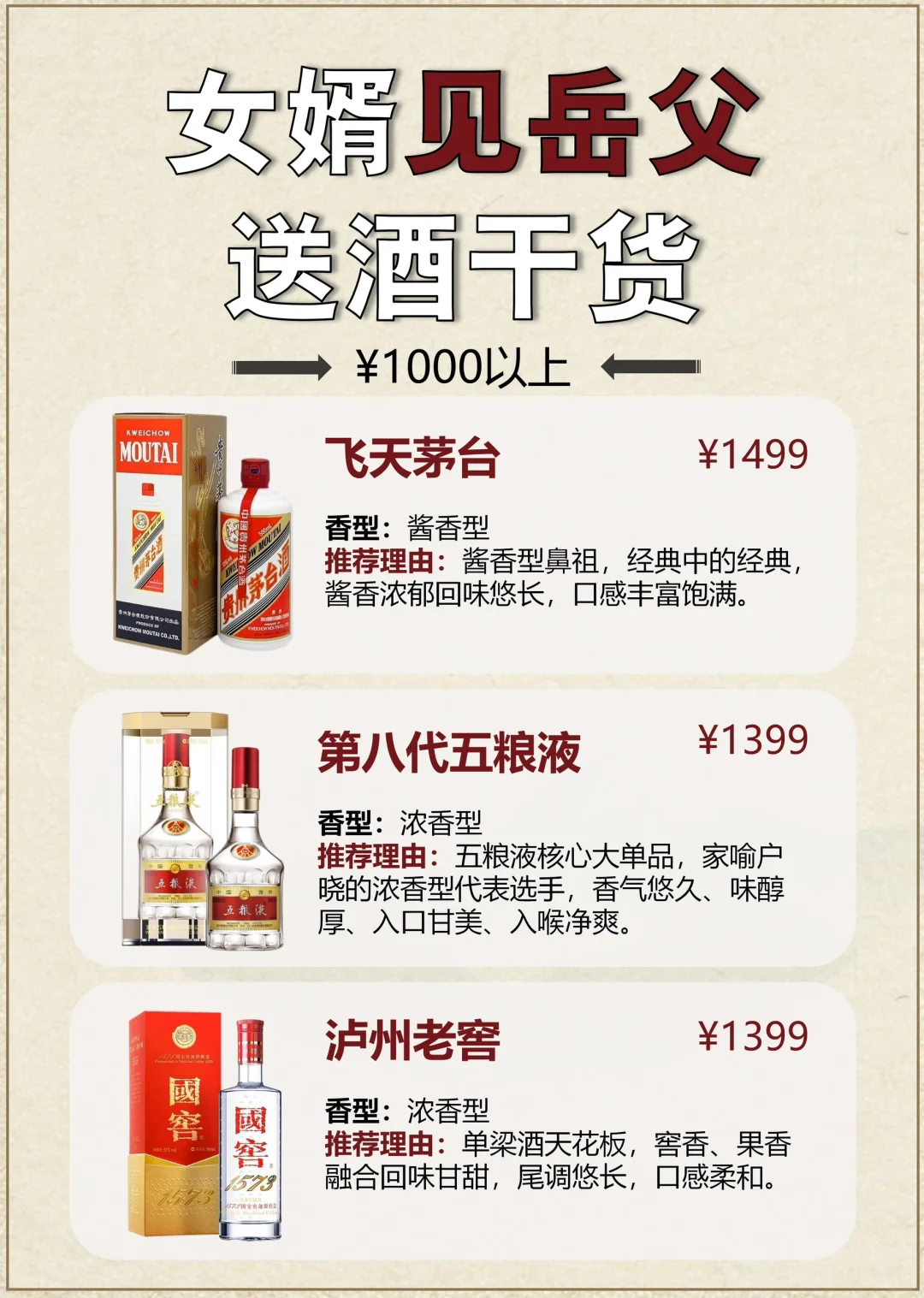 ❤️‍?女婿见岳父送酒干货‼️佳节送礼快码住