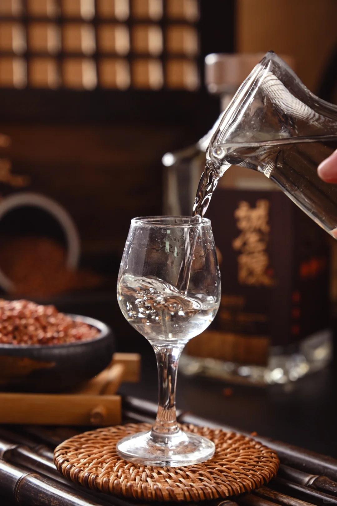 白酒拍摄