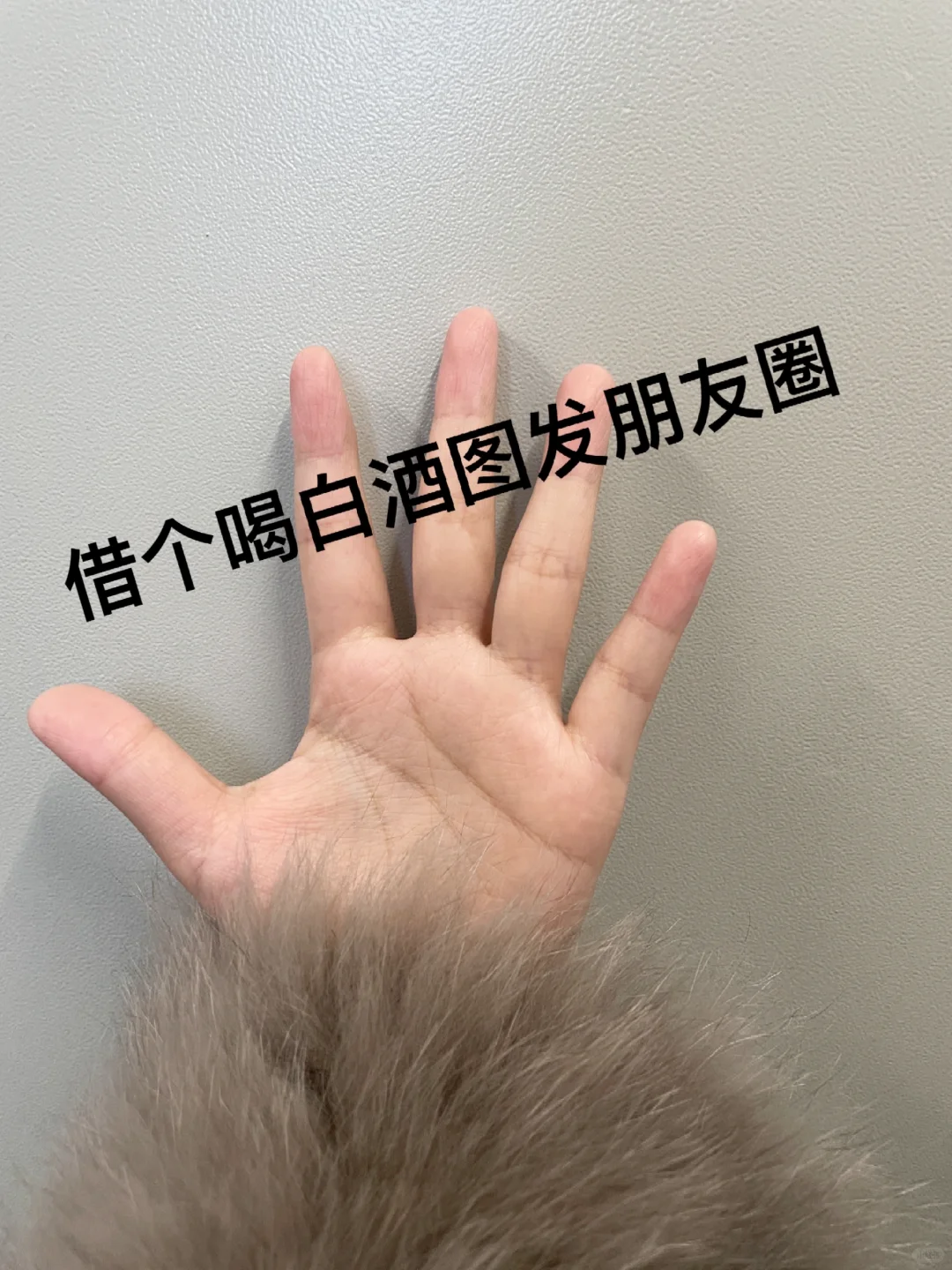 有没有喝白酒的宝，借我发个朋友圈