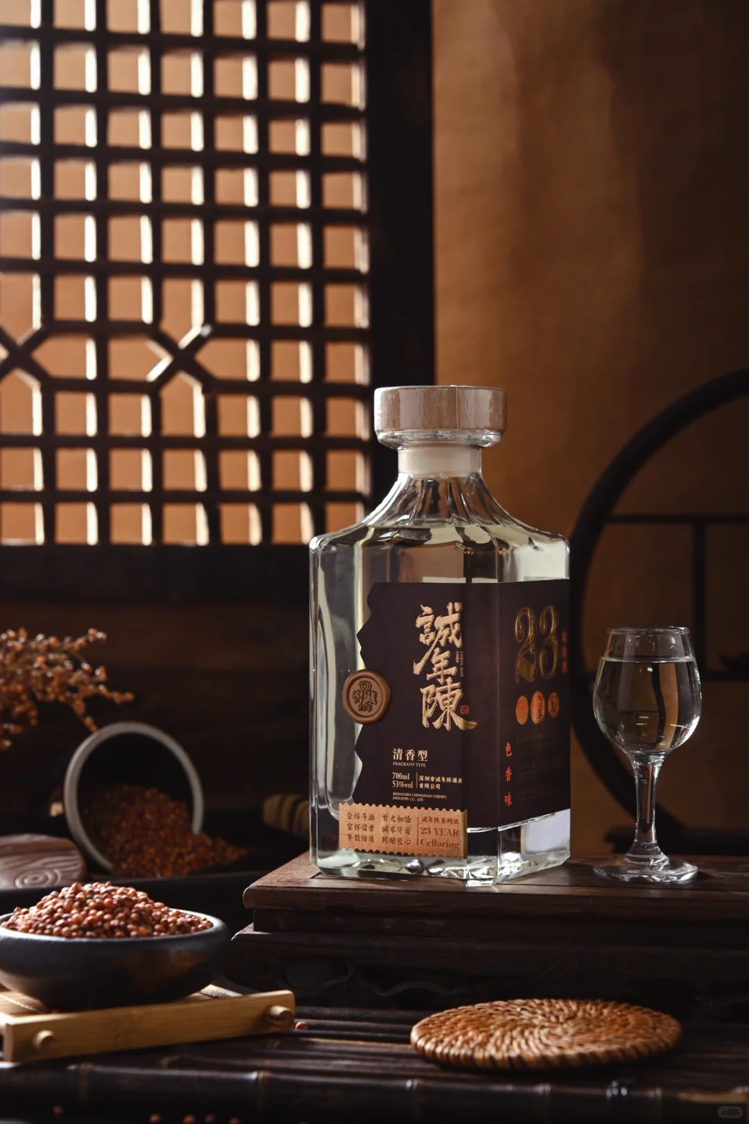 白酒拍摄