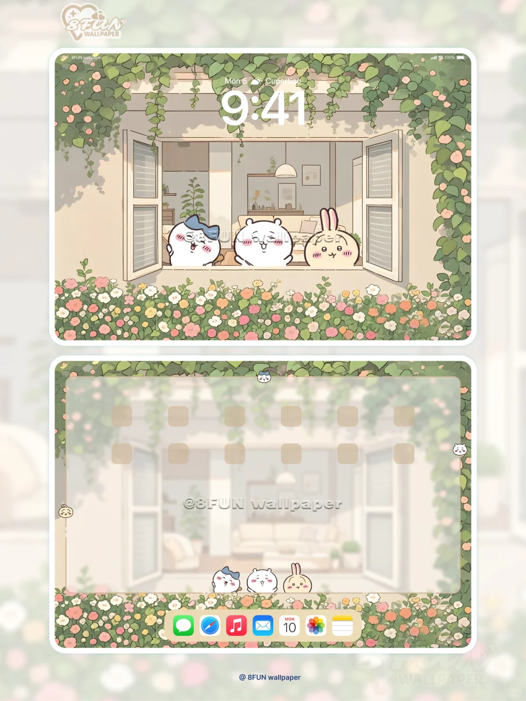 春日来信?丨chiikawa吉伊卡哇平板ipad壁纸