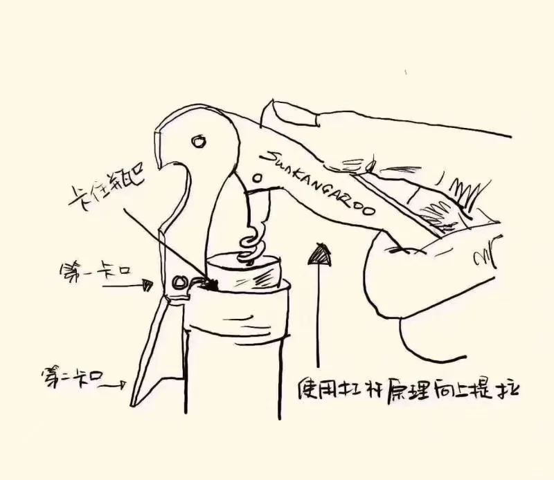 如何使用海马刀打开葡萄酒