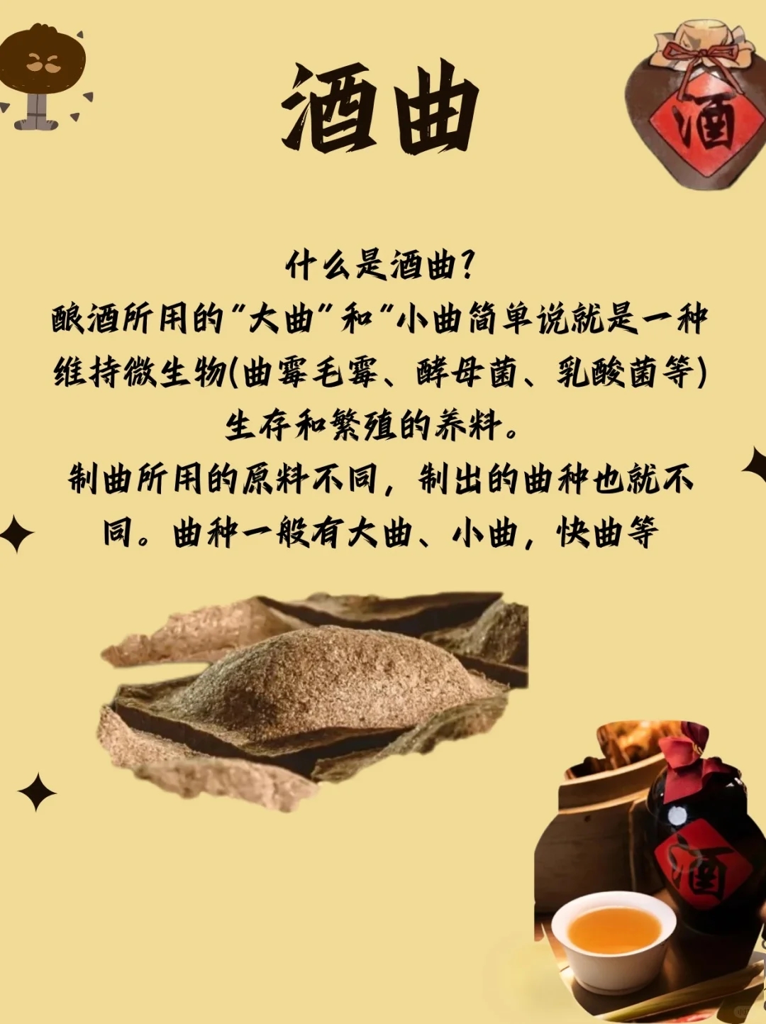 白酒小知识: 酒曲，你了解多少~