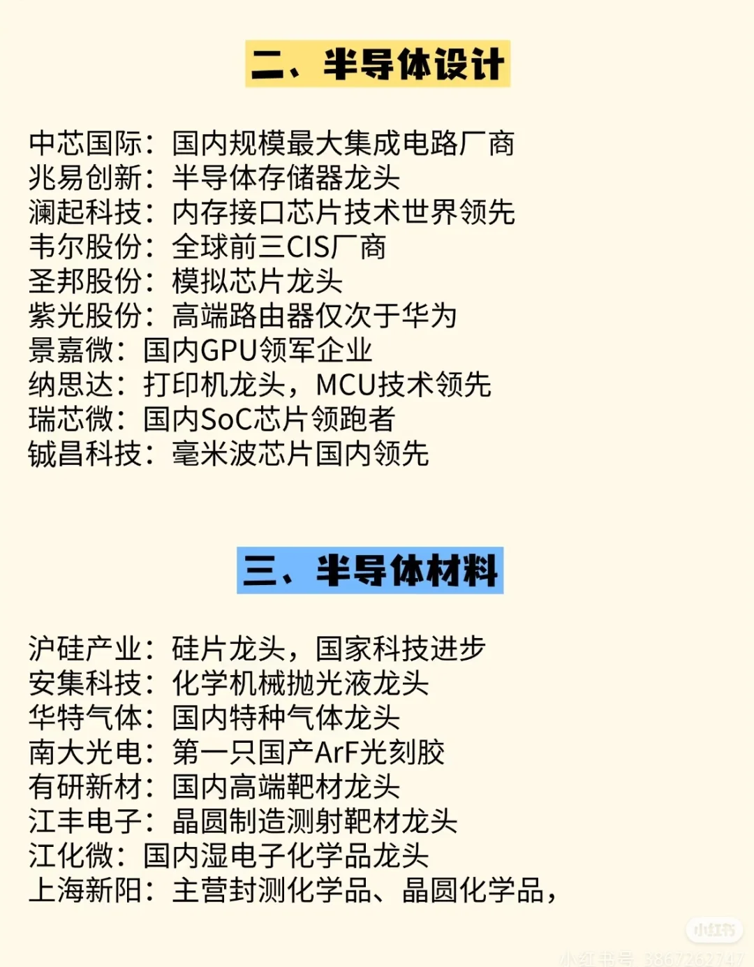 大A科技龙头一百强