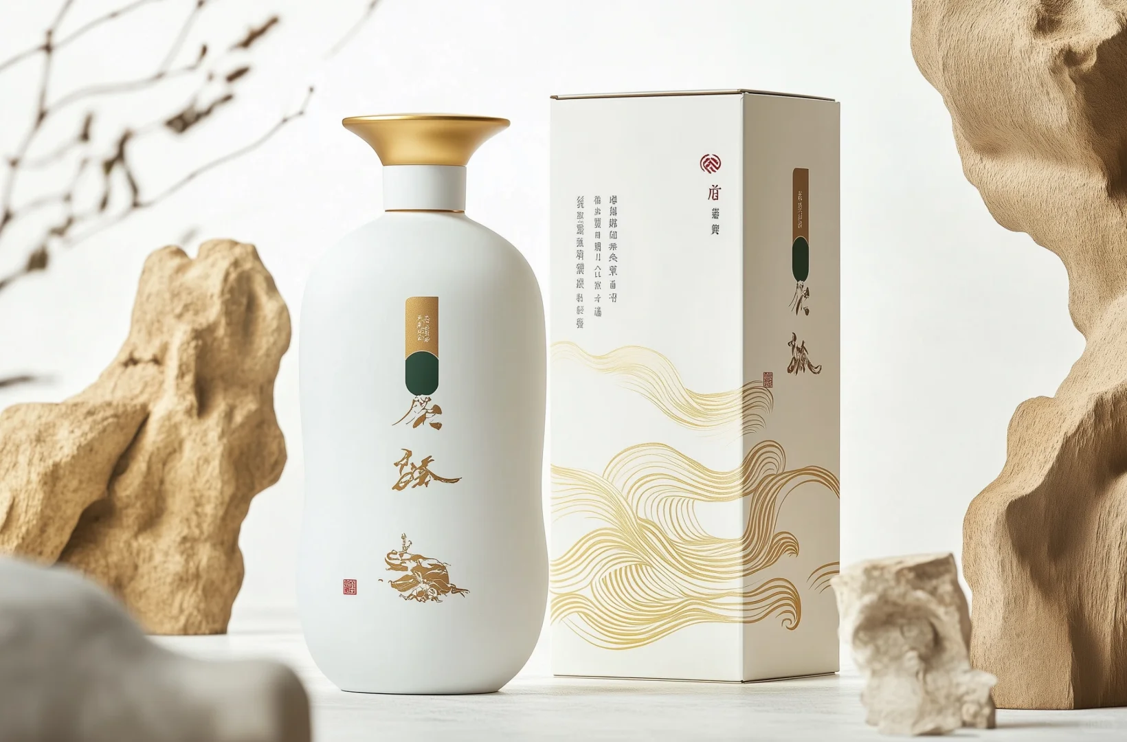 生成艺术丨白酒包装设计9