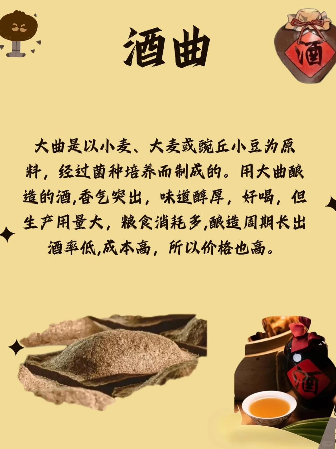 白酒小知识: 酒曲，你了解多少~