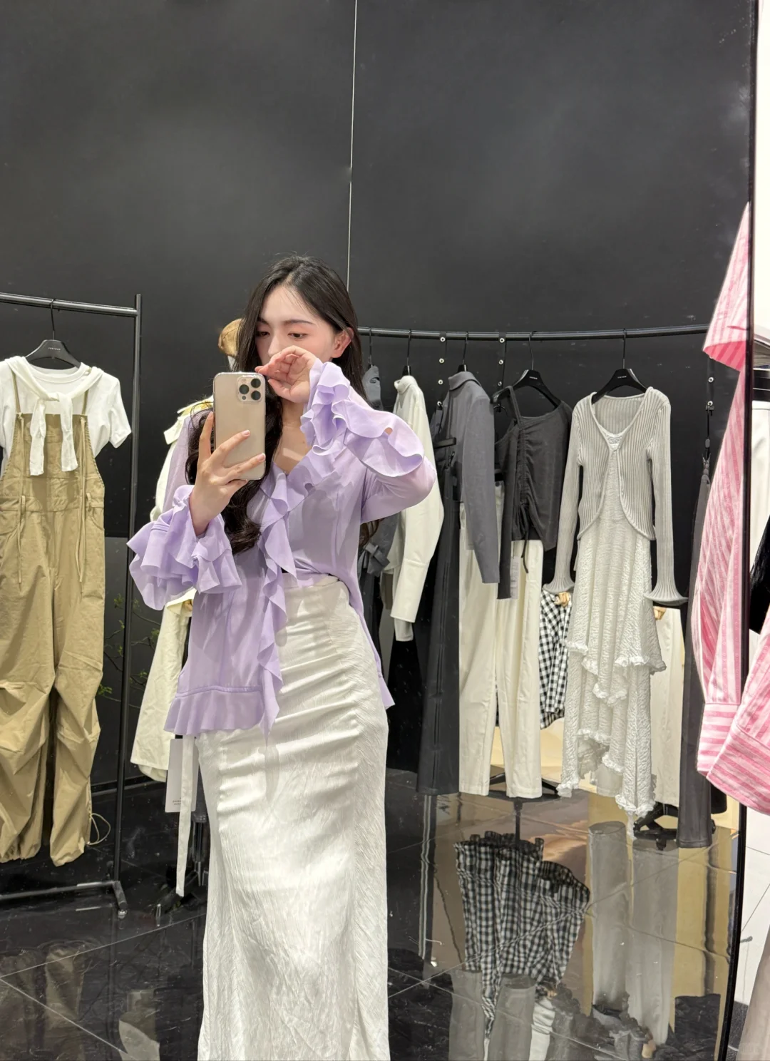 选了一套好喜欢～紫色yyds！