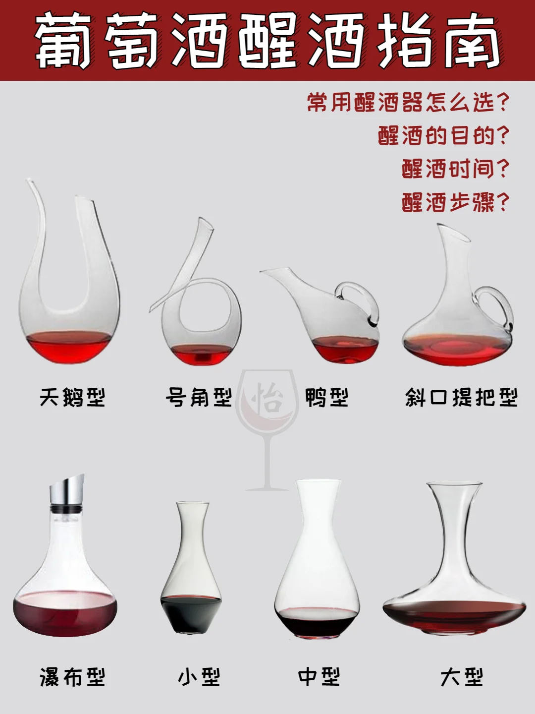 葡萄酒醒酒指南丨你真的会醒酒吗❗多久❓