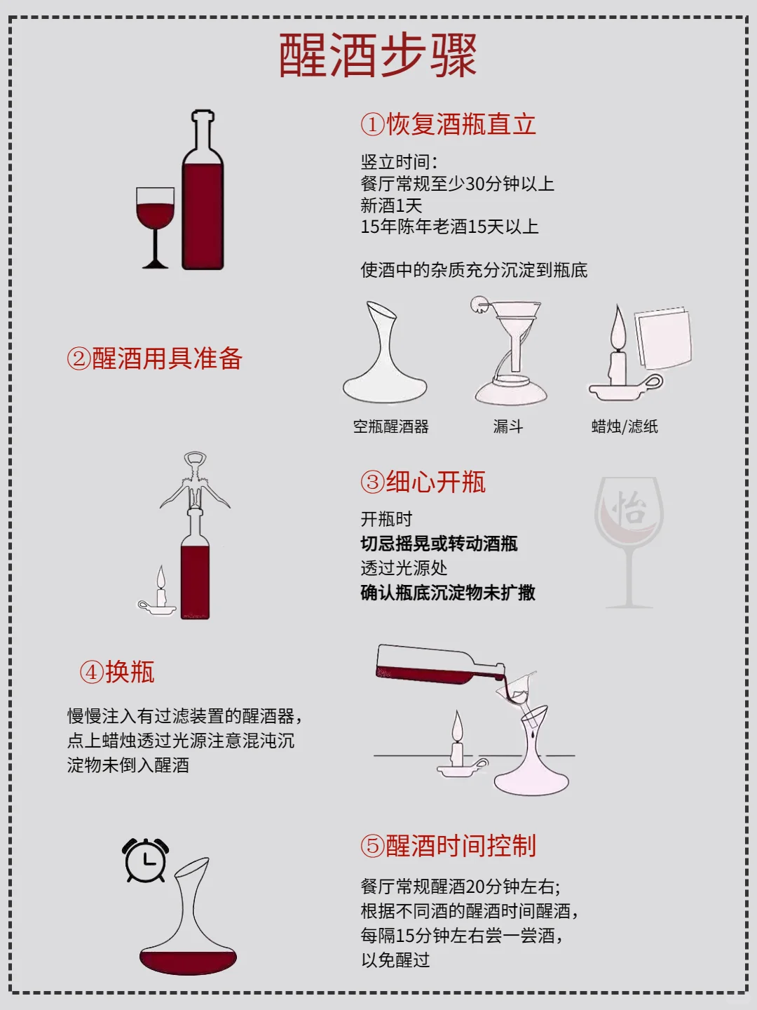葡萄酒醒酒指南丨你真的会醒酒吗❗多久❓