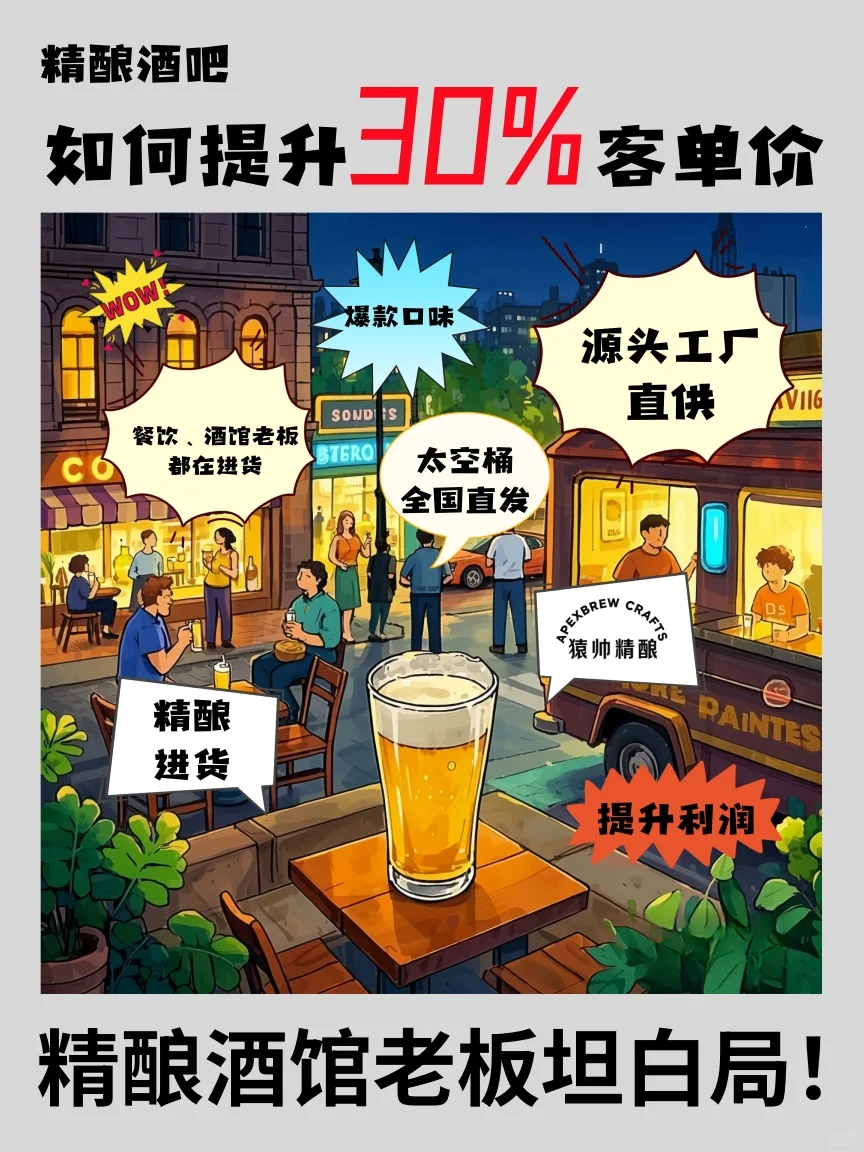 精酿酒馆弯道超车秘籍：别涨价，玩策略！