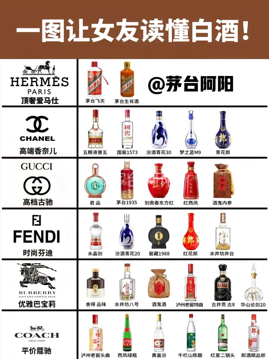 一组图，让妹子读懂白酒！