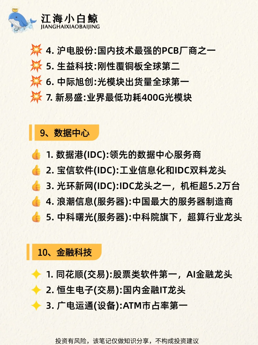 A股顶级科技公司TOP100强?