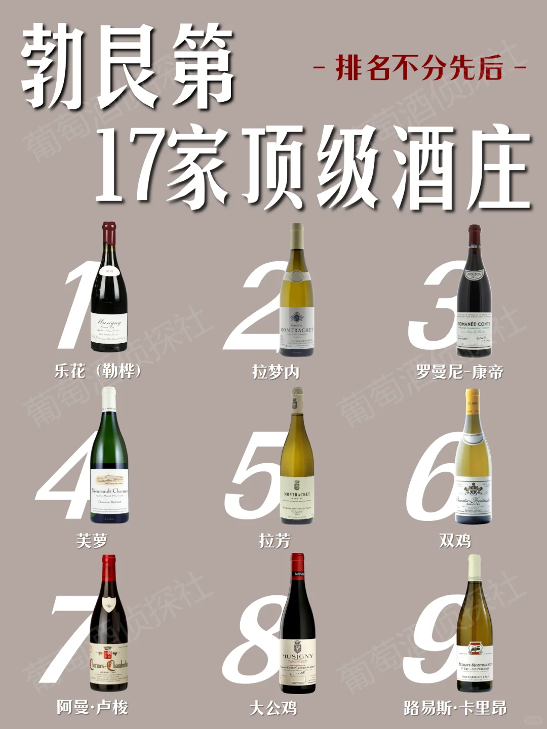勃艮第17家顶级酒庄，大数据只推给有钱人