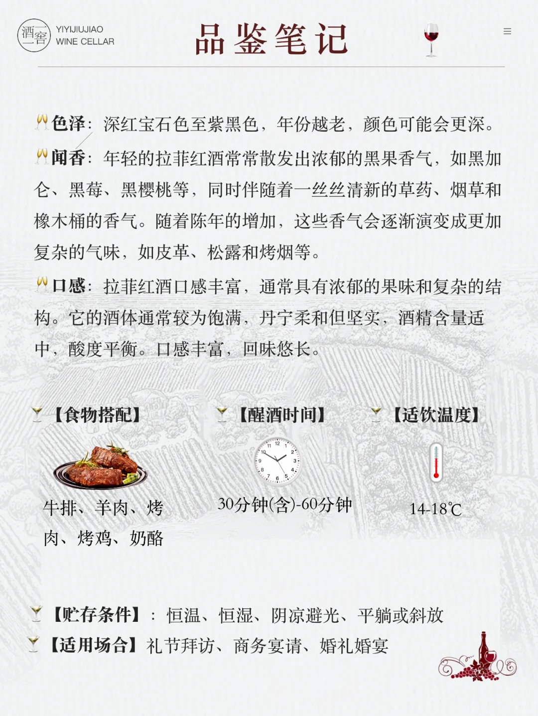 每天认识一款酒—拉菲