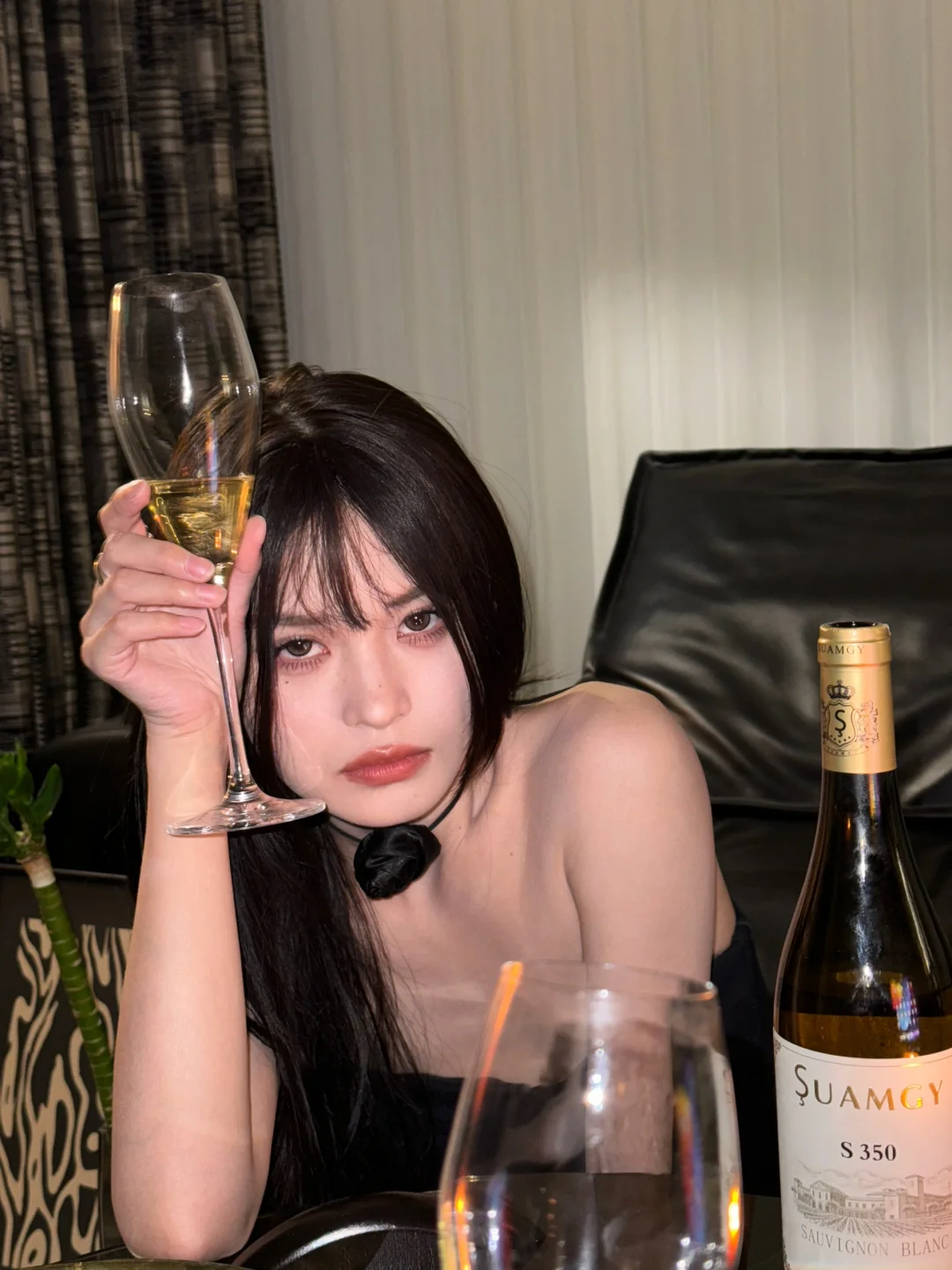 下班喝葡萄酒 盖盖班味??ℎ????
