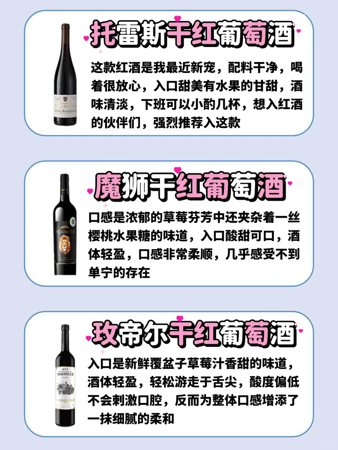 一张图看懂！热门红酒后宫排行榜