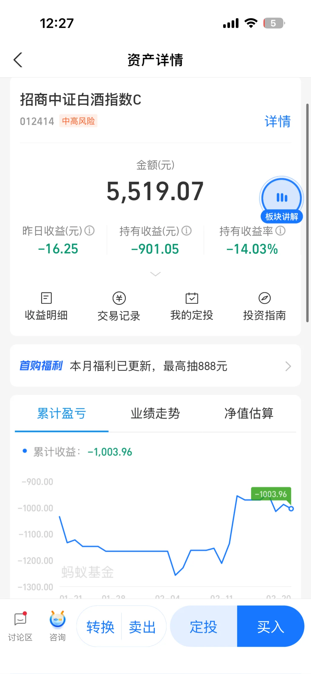 我在白酒躲牛市