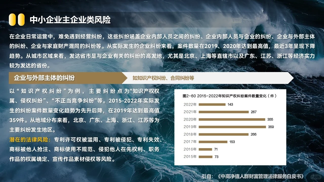 保险PPT：中小企业的多元风险……