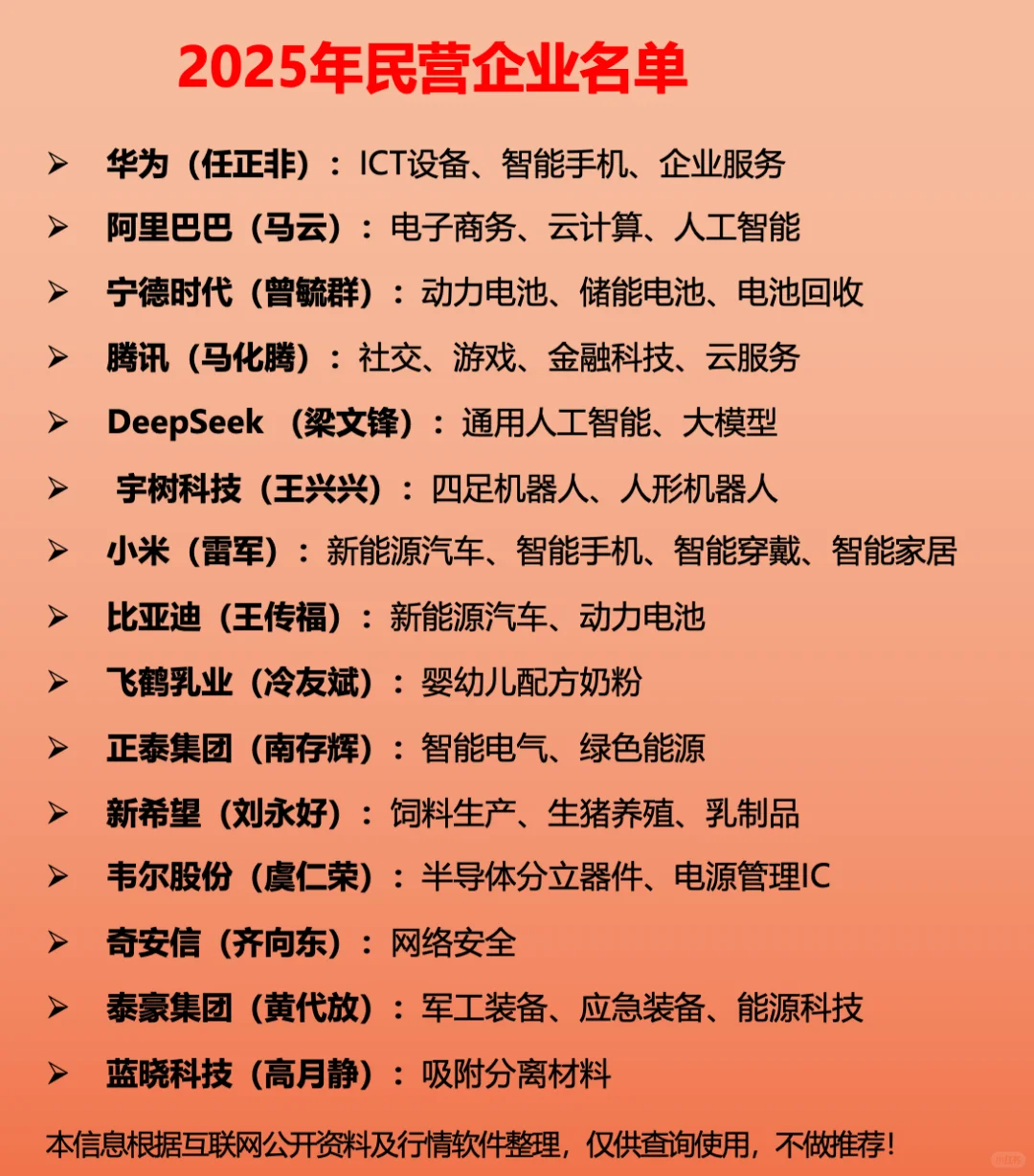 2025年民营企业